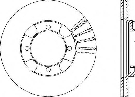 OPEN PARTS BDR134620 Тормозной диск