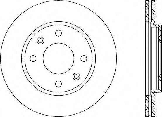 OPEN PARTS BDR143220 Тормозной диск