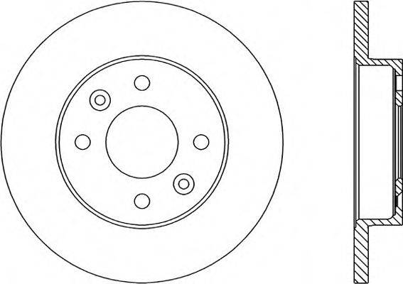 OPEN PARTS BDR144610 Тормозной диск