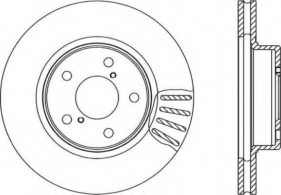 OPEN PARTS BDR149120 Тормозной диск