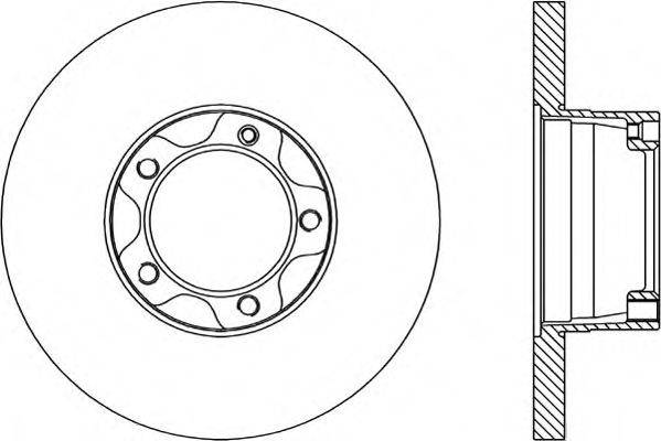 OPEN PARTS BDR157810 Тормозной диск