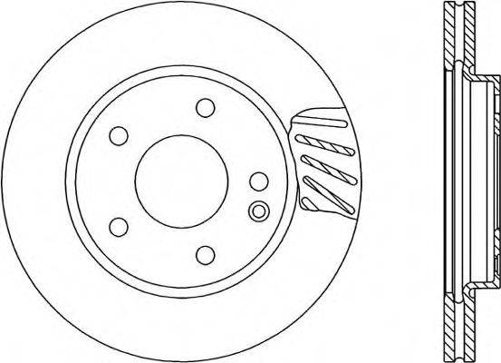 OPEN PARTS BDR170020 Тормозной диск