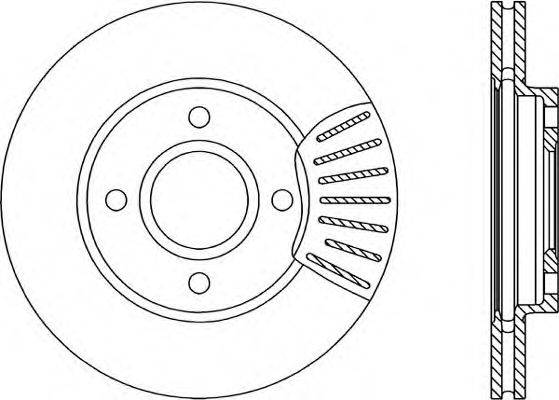OPEN PARTS BDR173920 Тормозной диск