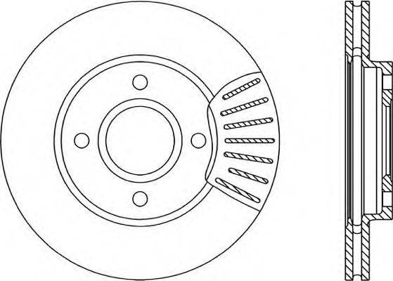 OPEN PARTS BDR173920 Тормозной диск