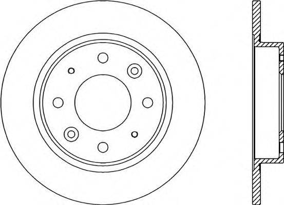 OPEN PARTS BDR177410 Тормозной диск