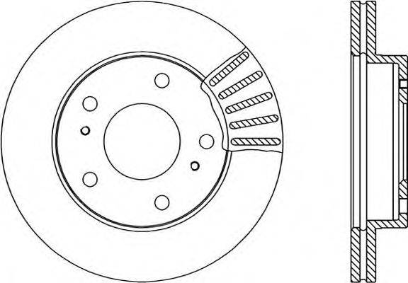 OPEN PARTS BDR180120 Тормозной диск