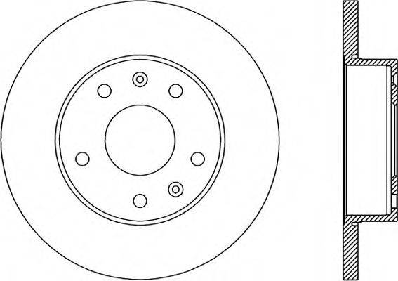 OPEN PARTS BDR185310 Тормозной диск
