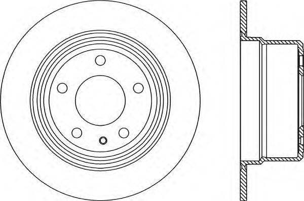 OPEN PARTS BDR192710 Тормозной диск