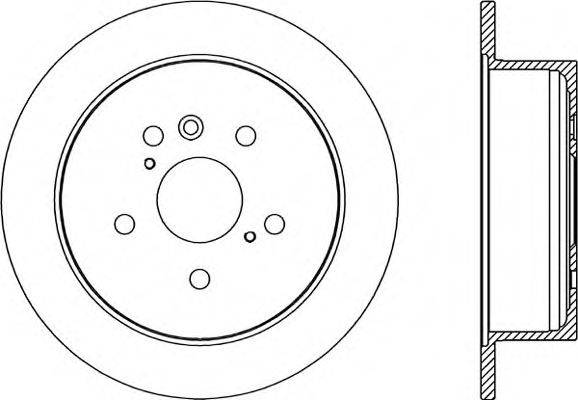 OPEN PARTS BDR204910 Тормозной диск