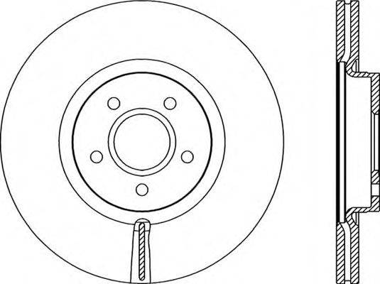 OPEN PARTS BDR215420 Тормозной диск