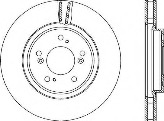 OPEN PARTS BDR220220 Тормозной диск