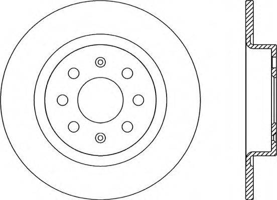 OPEN PARTS BDR224910 Тормозной диск