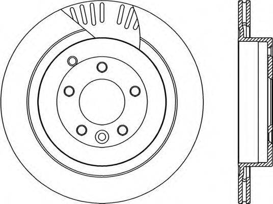OPEN PARTS BDR225720 Тормозной диск