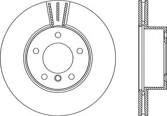 OPEN PARTS BDR227520 Тормозной диск