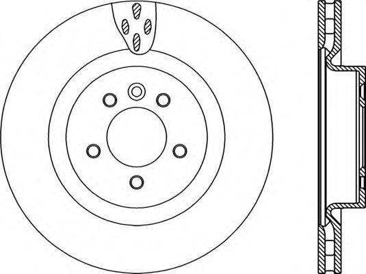 OPEN PARTS BDR236220 Тормозной диск