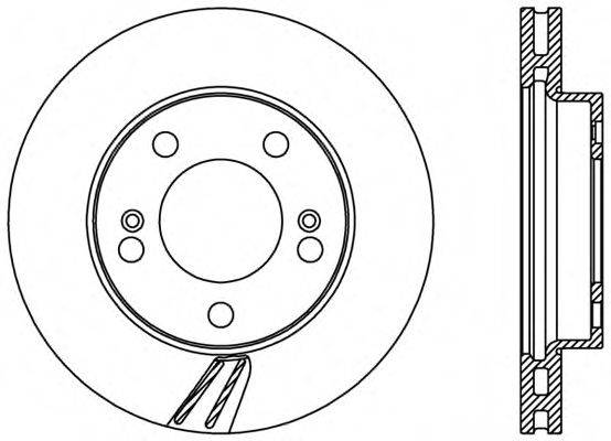 OPEN PARTS BDR237620 Тормозной диск