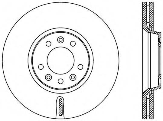 OPEN PARTS BDR238320 Тормозной диск