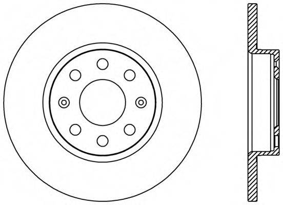 OPEN PARTS BDR244410 Тормозной диск