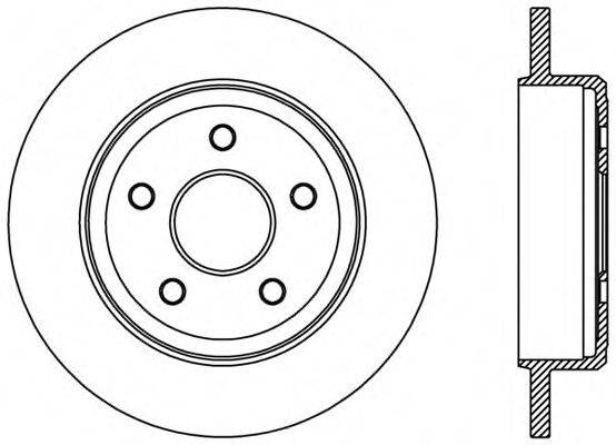 OPEN PARTS BDR244610 Тормозной диск