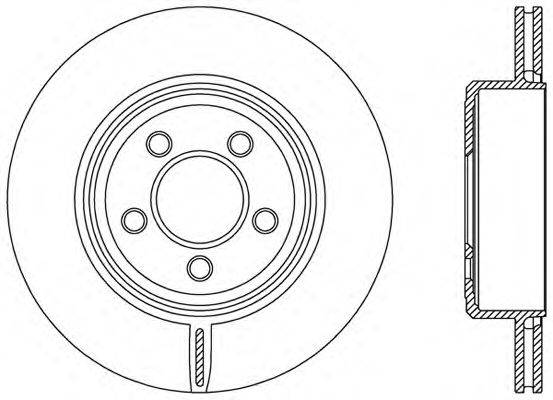 OPEN PARTS BDR248120 Тормозной диск