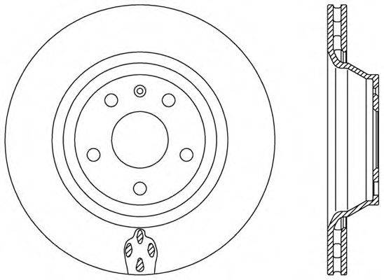 OPEN PARTS BDR248420 Тормозной диск