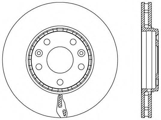 OPEN PARTS BDR254620 Тормозной диск