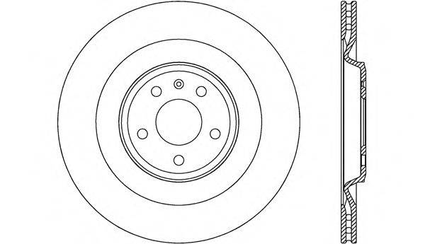 OPEN PARTS BDR262020 Тормозной диск