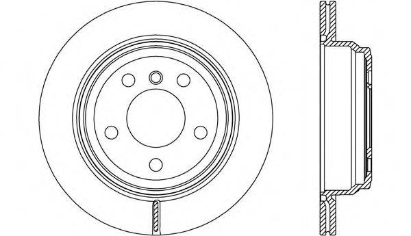 OPEN PARTS BDR262620 Тормозной диск