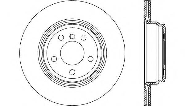 OPEN PARTS BDR262720 Тормозной диск