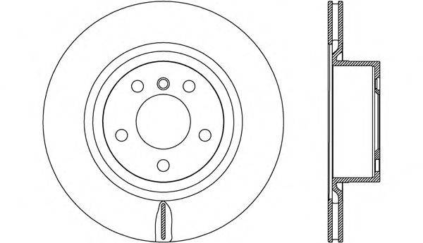 OPEN PARTS BDR263020 Тормозной диск