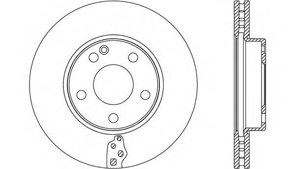 OPEN PARTS BDR264320 Тормозной диск