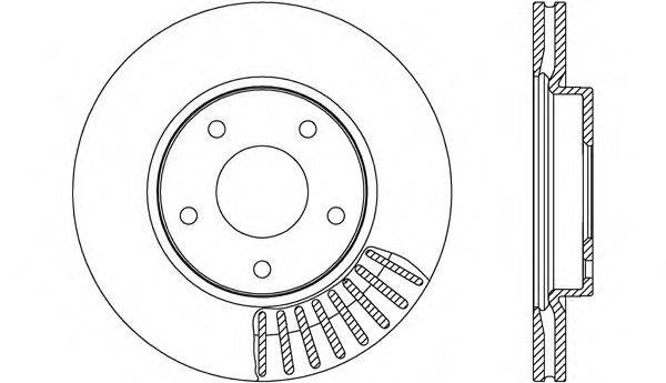 OPEN PARTS BDR264620 Тормозной диск