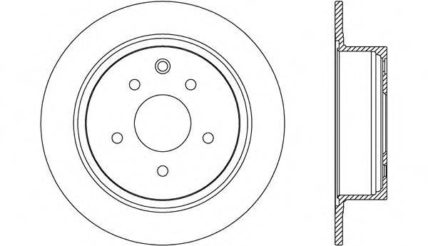 OPEN PARTS BDR264710 Тормозной диск