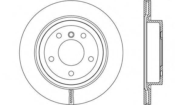 OPEN PARTS BDR267920 Тормозной диск