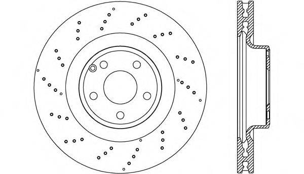 OPEN PARTS BDR268220 Тормозной диск