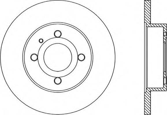 OPEN PARTS BDA101310 Тормозной диск