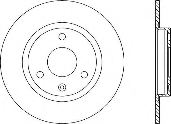 OPEN PARTS BDA110510 Тормозной диск