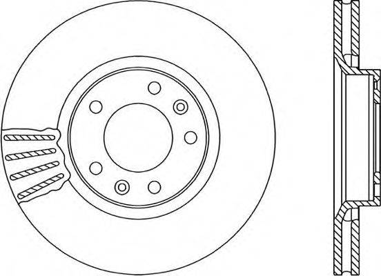 OPEN PARTS BDA111420 Тормозной диск