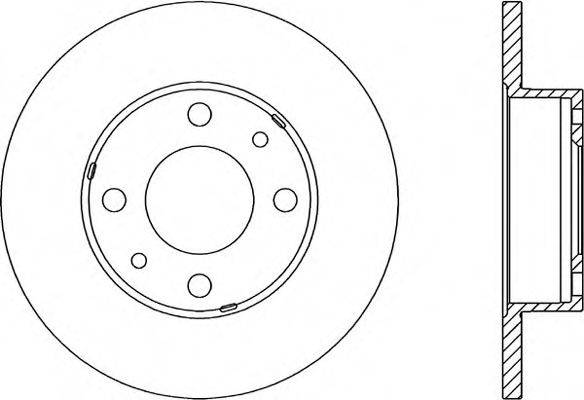 OPEN PARTS BDA113110 Тормозной диск