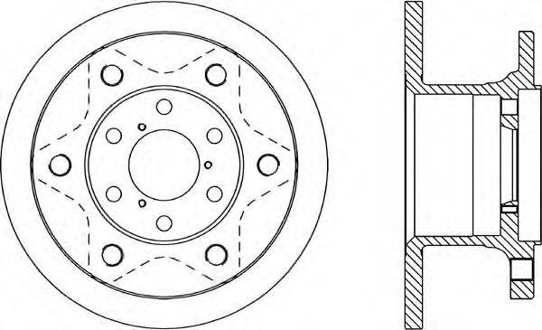 OPEN PARTS BDA113210 Тормозной диск