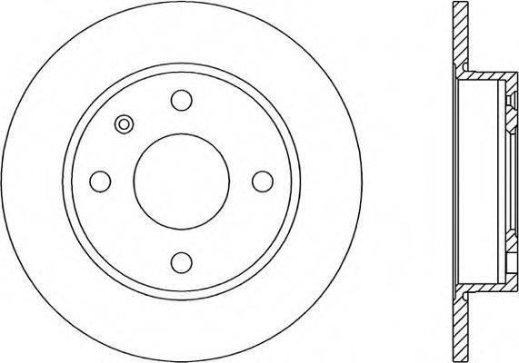 OPEN PARTS BDA117510 Тормозной диск