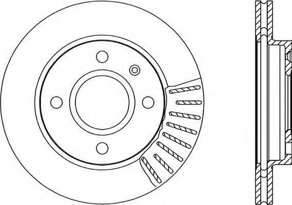 OPEN PARTS BDA117620 Тормозной диск