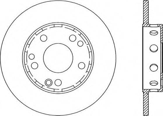 OPEN PARTS BDA129110 Тормозной диск