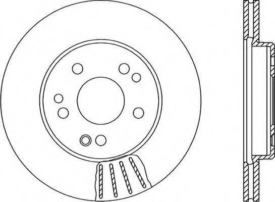 OPEN PARTS BDA129520 Тормозной диск