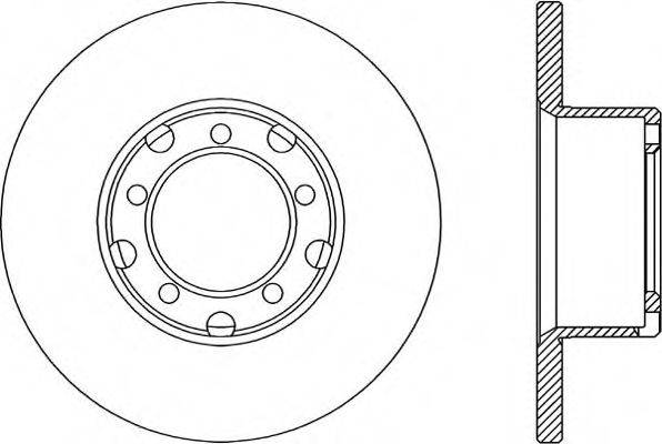 OPEN PARTS BDA129910 Тормозной диск