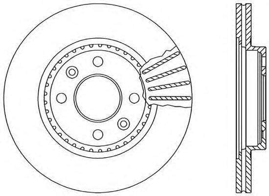OPEN PARTS BDA146220 Тормозной диск