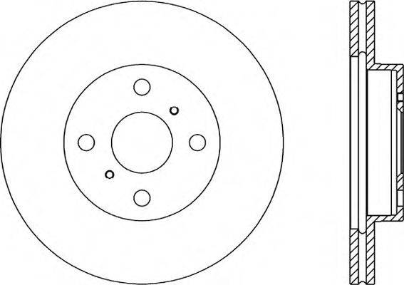 OPEN PARTS BDA164020 Тормозной диск