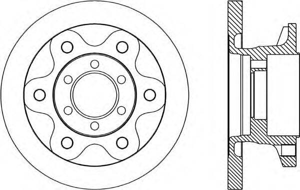 OPEN PARTS BDA169010 Тормозной диск