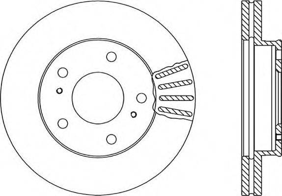 OPEN PARTS BDA170920 Тормозной диск