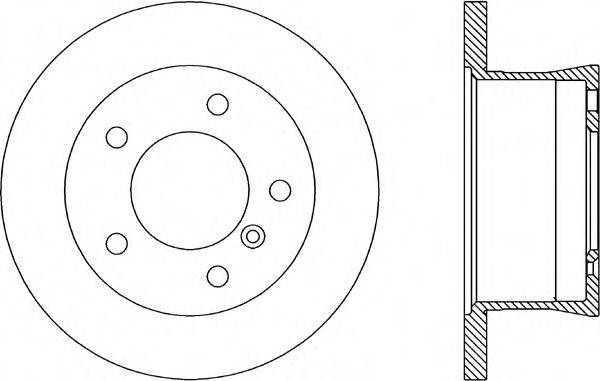 OPEN PARTS BDA178510 Тормозной диск